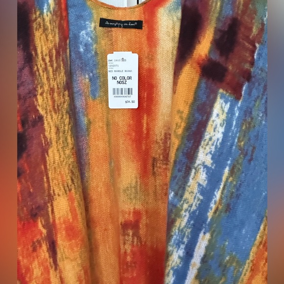 Do Everything in Love Earth Tone Lightweight Kimono Wrap ONE SIZE - Picture 7 of 8